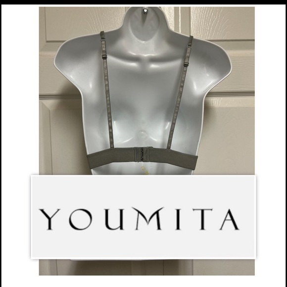 Youmita Grey Waffle Weave Bralette - Picture 11 of 12